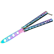 Load image into Gallery viewer, New Stainless Steel Knife Butterfly Training Knife Butterfly Knife Game Knife Dull Tool No Edge  Folding Outdoor Tool
