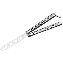 Load image into Gallery viewer, New Rainbow Color Stainless Steel Knife Butterfly Training Knife Outdoor Knife Competition Knife Safety Blunt Tool No Blade

